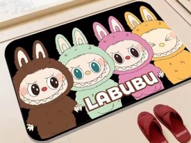 Alfombra base goma decorada